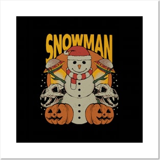 SNOWMAN Posters and Art